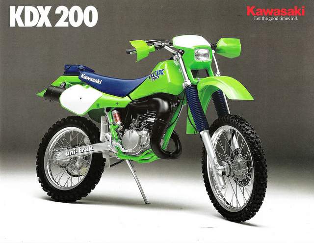 Kawasaki KDX 200 technical specifications Kawasaki KDX 200 technical specifications